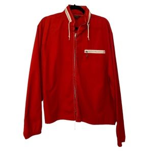 Vintage 60s-70s Permanent Press Racing Mechanics Shirt Jacket Size XL